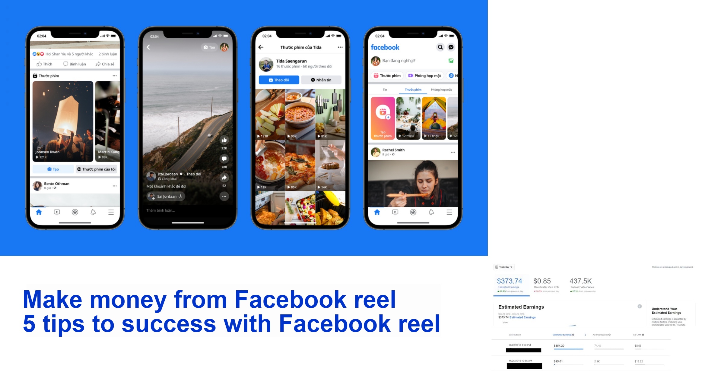 tips to success with FAcebook reel