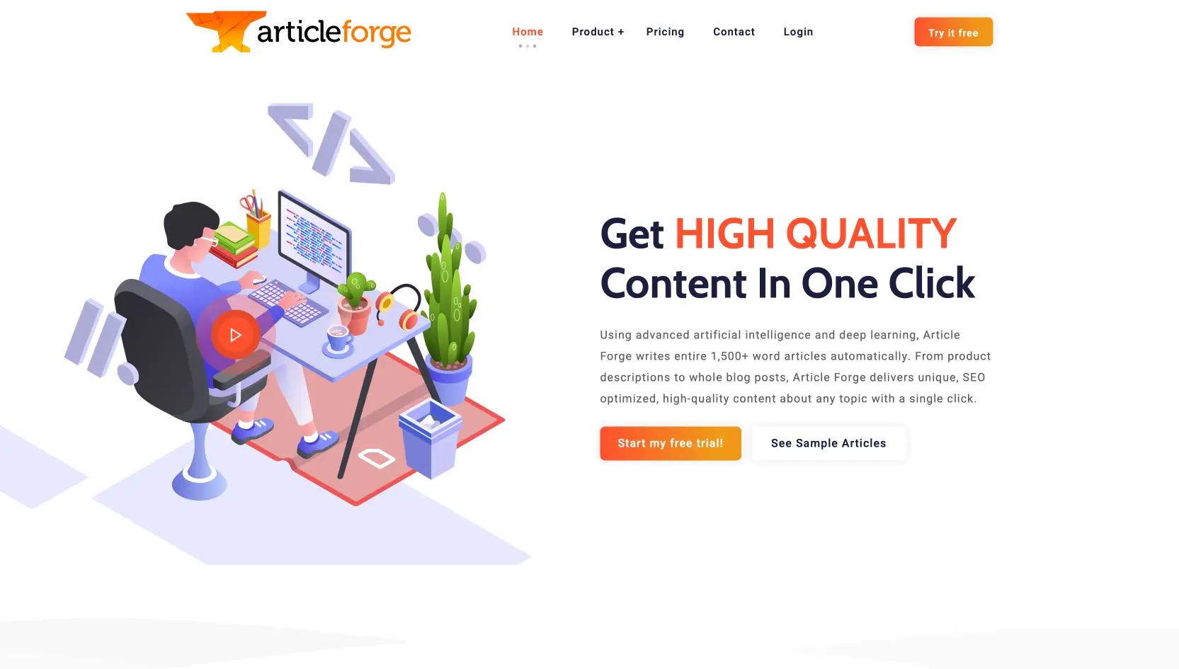 ArticleForgeCreate one click SEO optimized content for unique and engaging results.webp