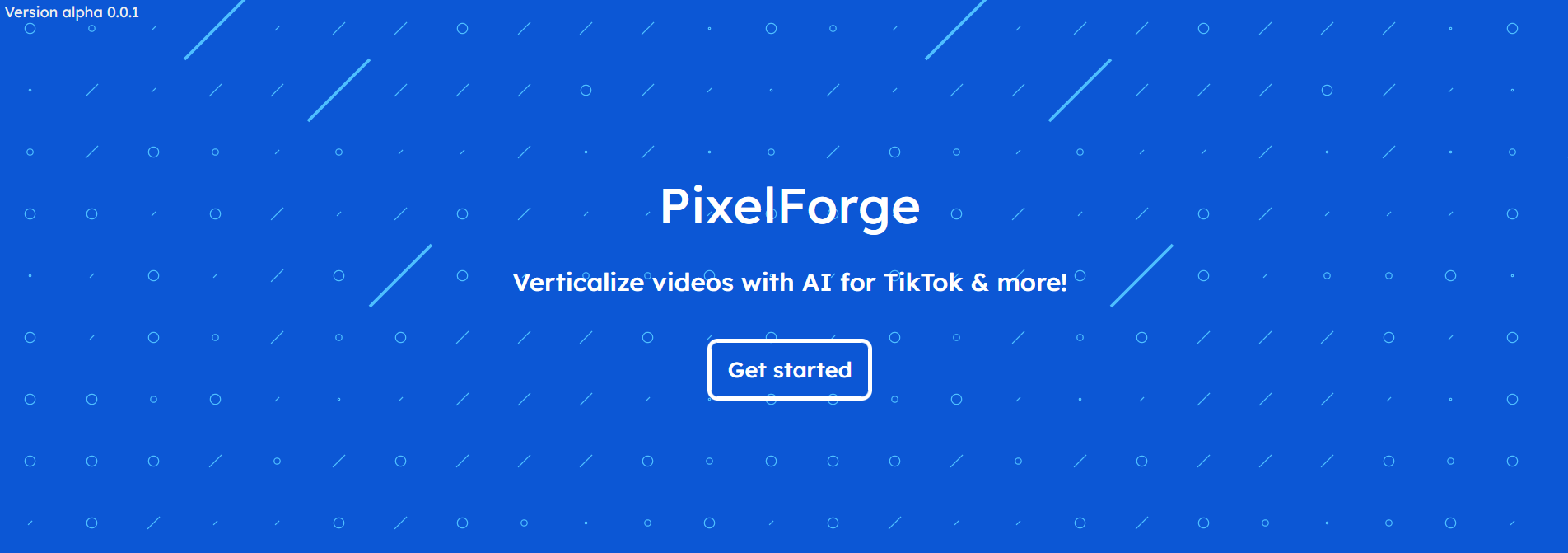 PixelForgeAn AI powered tool that converts videos into vertical format for