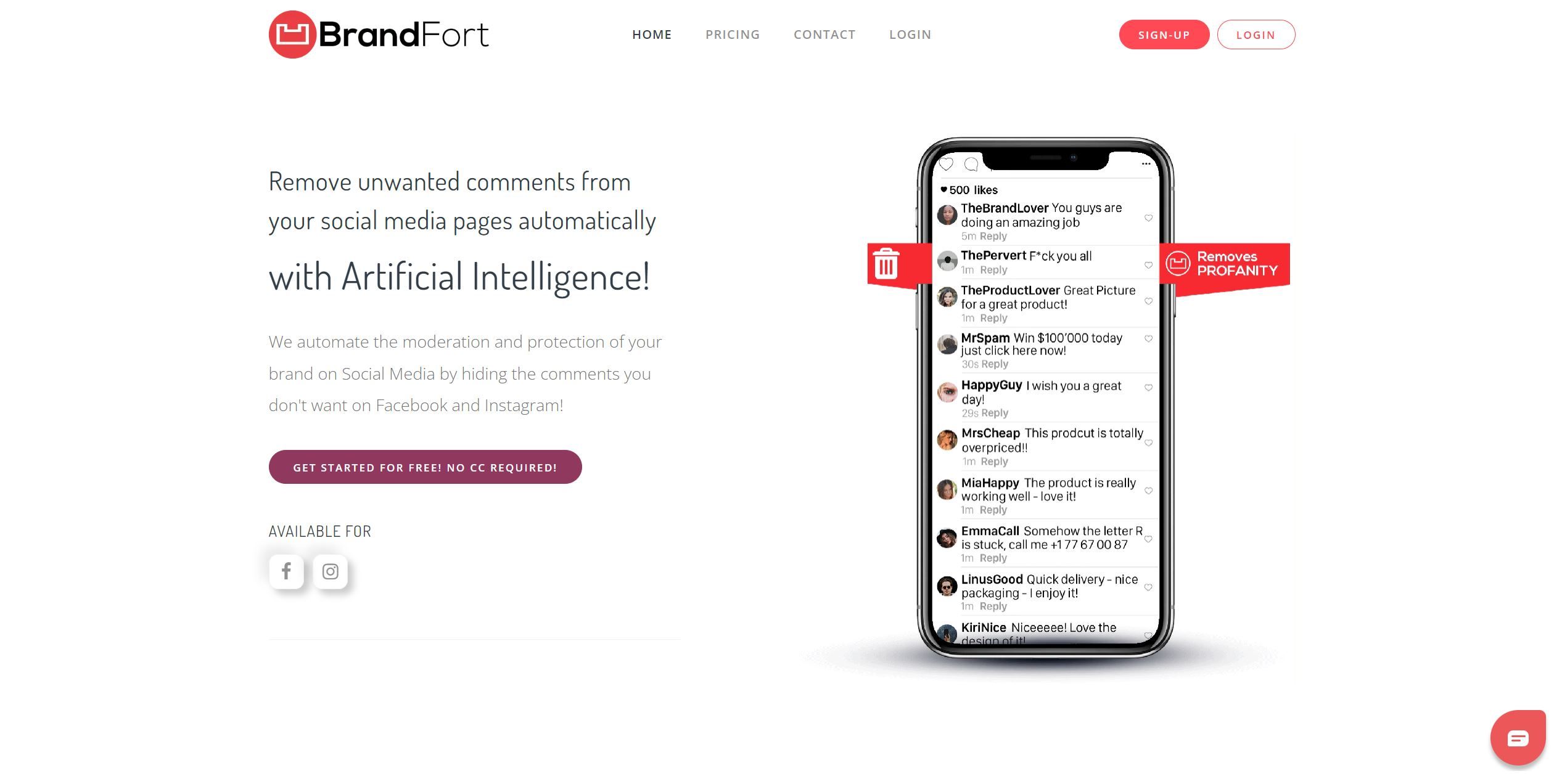 BrandfortBrandfortco protects brand reputation on social media with innovative tools